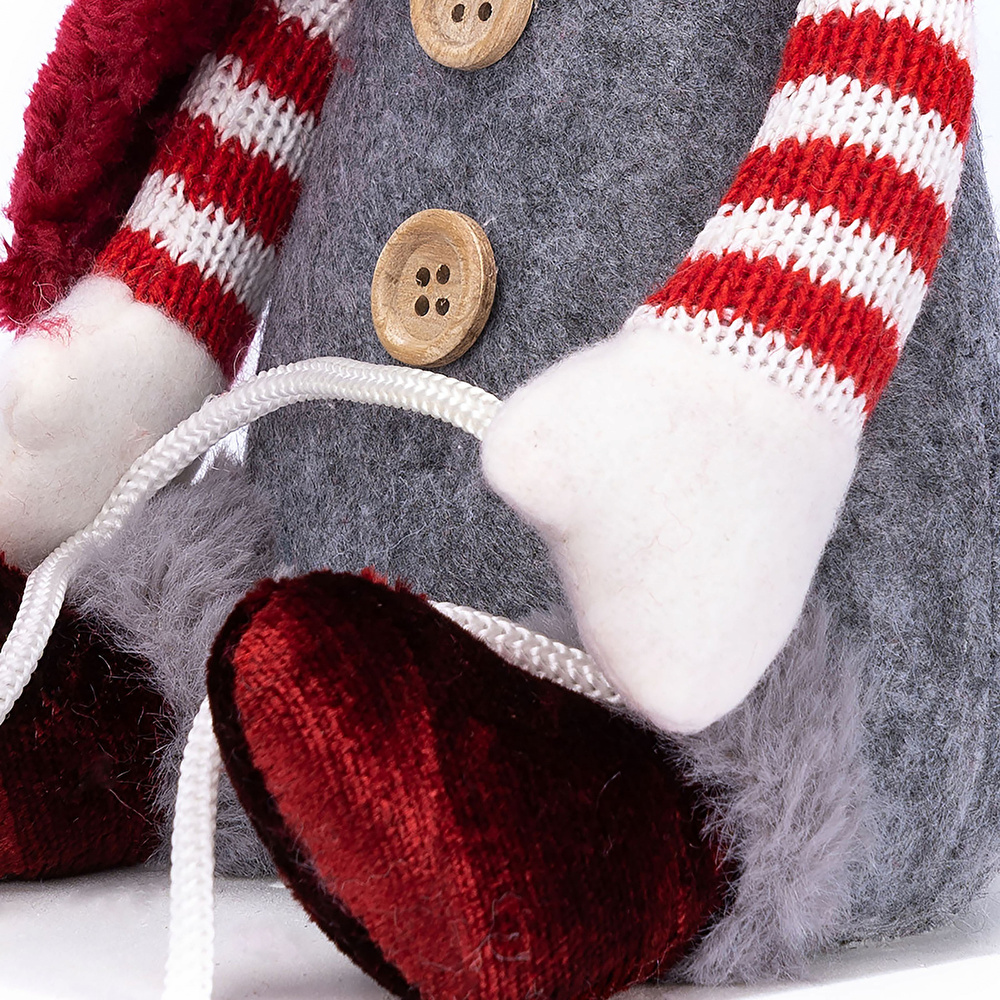 Karaca Home New Year Yılbaşı Velvet Snowman With Slide  görseli 7