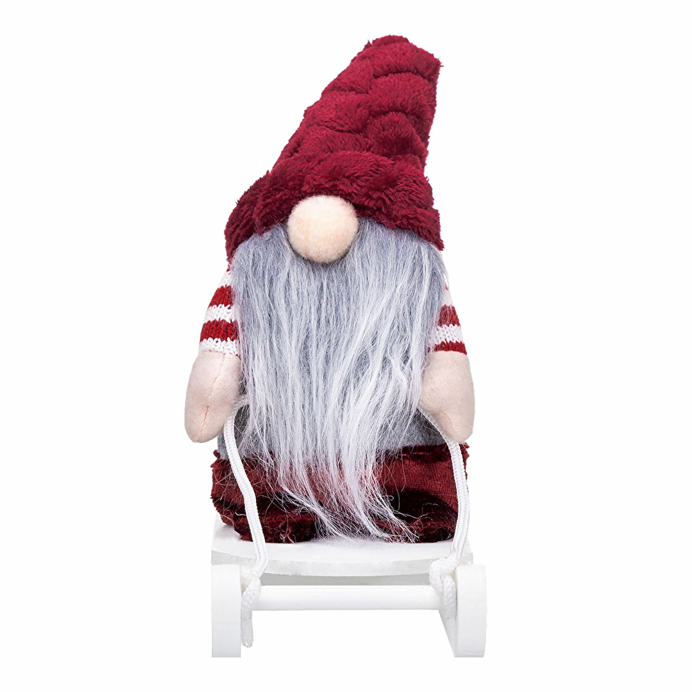 Karaca Home New Year Velvet Santa's Gnome With Slide  görseli 2