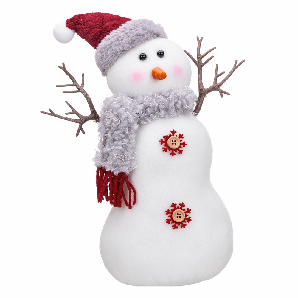 Karaca Home New Year Velvet Snowman  görseli 2
