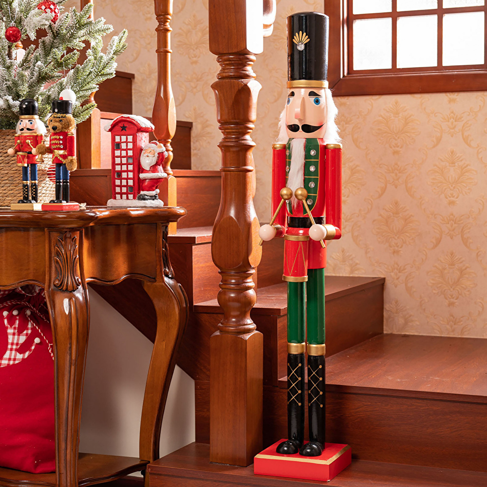 Karaca Home New Year Nutcracker With Drums 106 Cm görseli 1