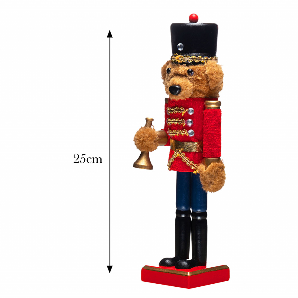 Karaca Home New Year Yılbaşı Nutcracker Puppy 25 cm görseli 9
