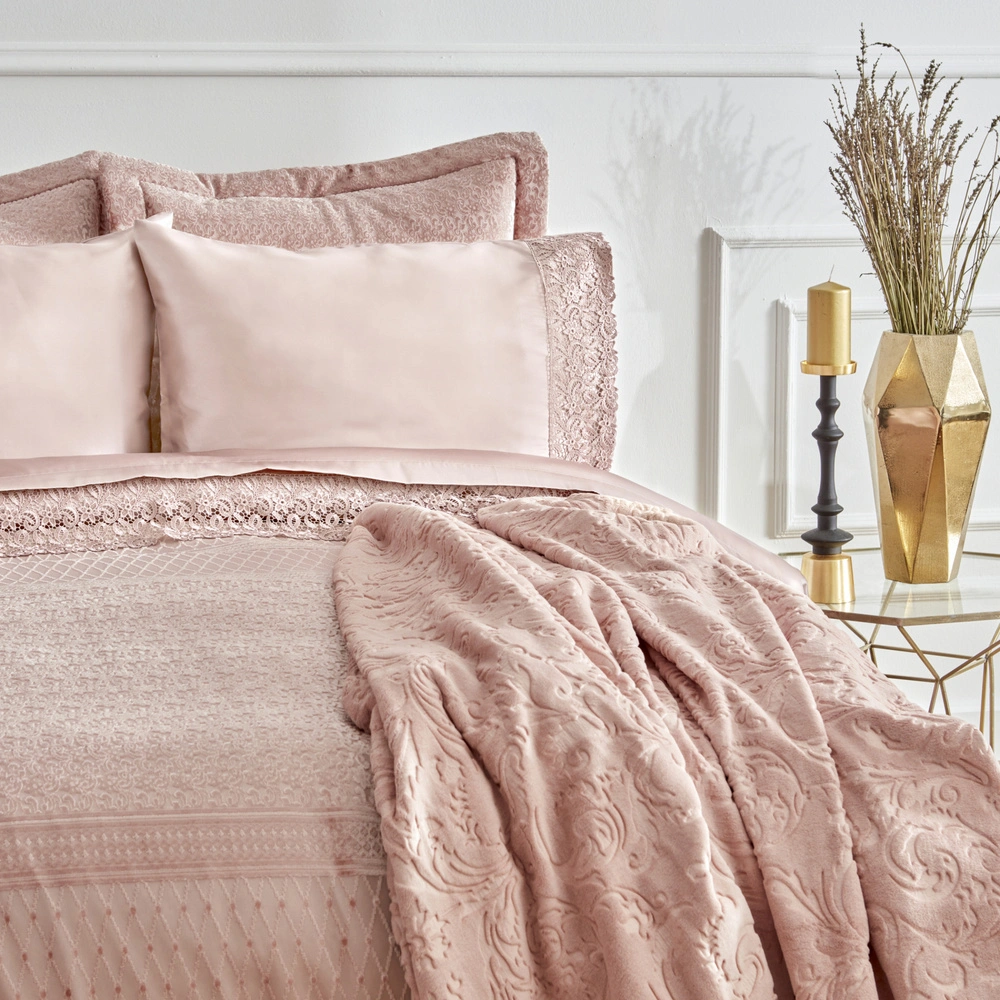 Karaca Home Anita Saten 8 Parça Çeyiz Seti Rose Gold görseli 3