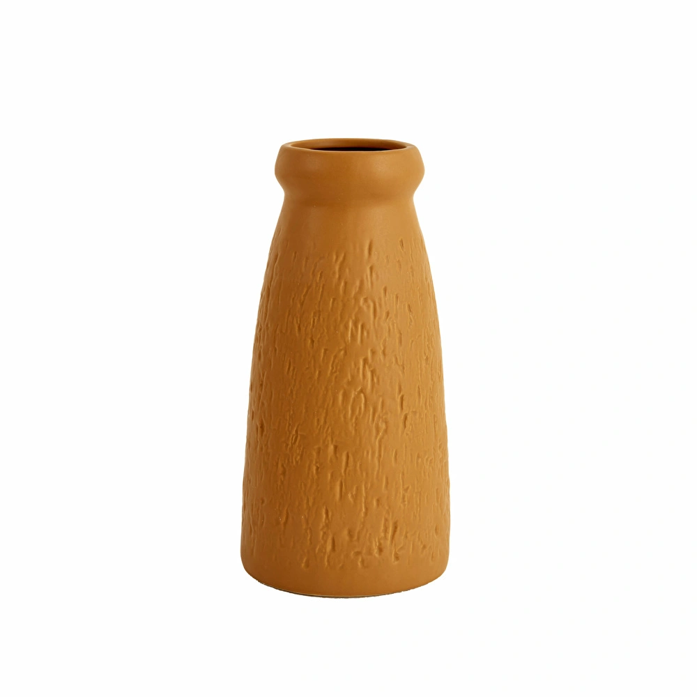 Karaca Home Russell Silindir Vazo Hardal 14.5x14.5x30 Cm görseli 2