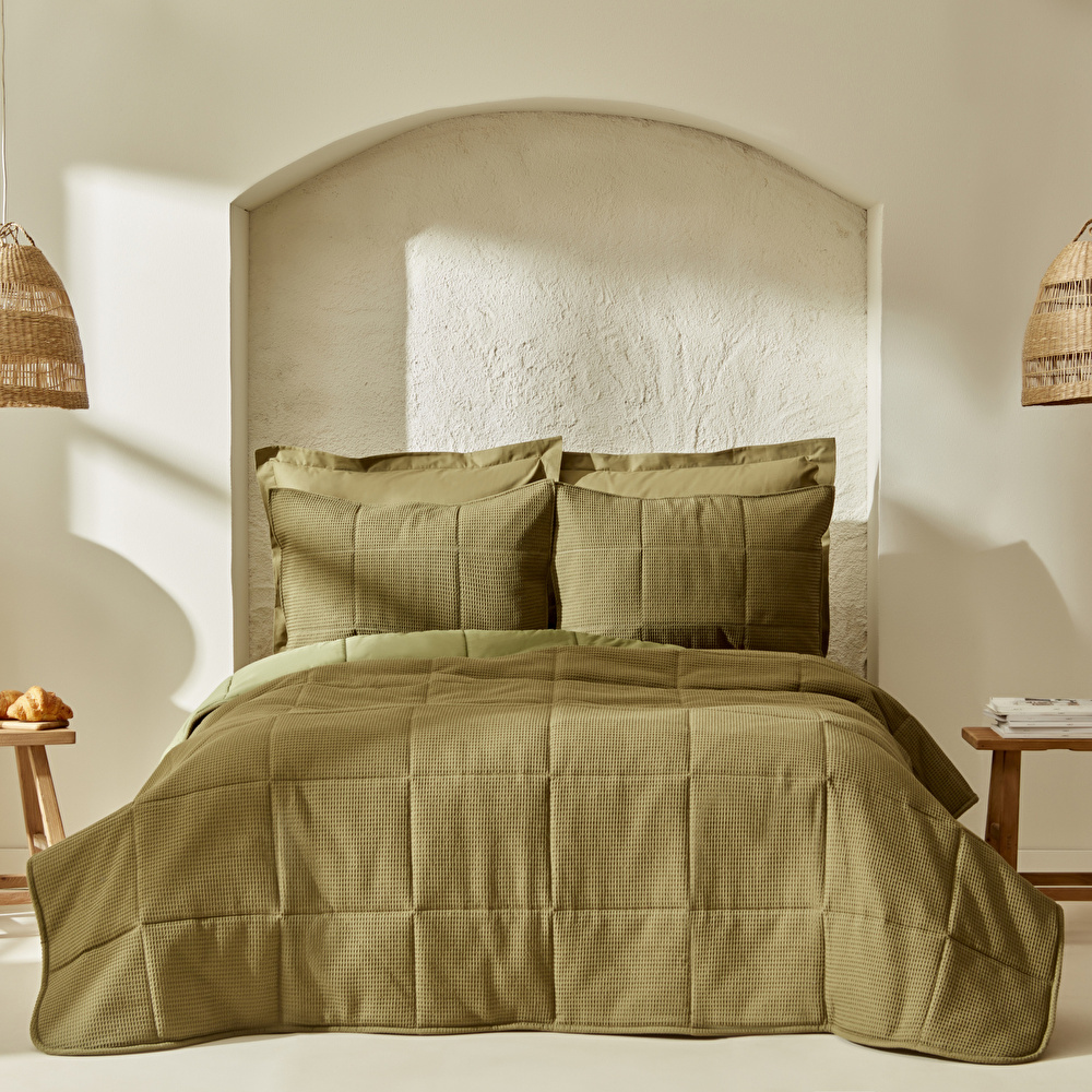 Karaca Home Muse Çift Kişilik Spring Comfort Haki | Karaca Home
