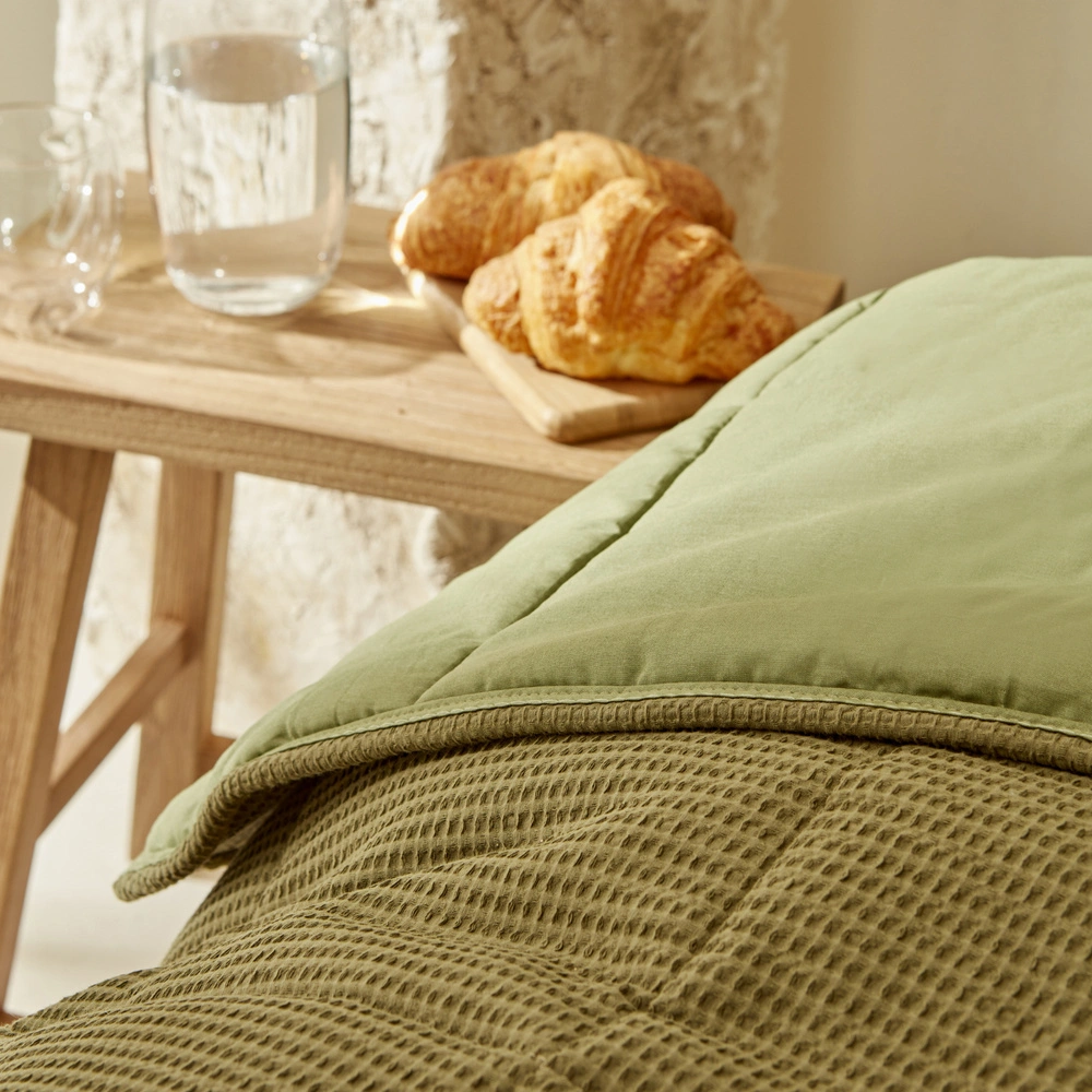 新品タグ付き 2.8 トラベルマット | コットンキャンバス / ochre Karaca Home Muse Çift Kişilik Spring Comfort Haki | Karaca Home