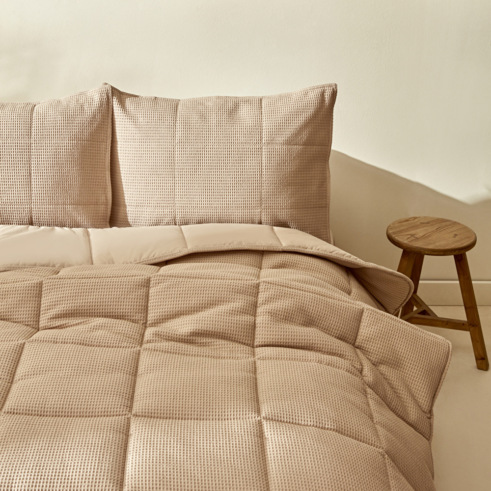 Karaca Home Muse Çift Kişilik Spring Comfort Set Taş görseli 4