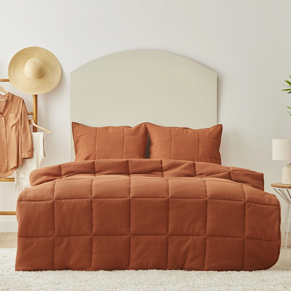 Karaca Home Muse Çift Kişilik Spring Comfort Set Terracotta görseli 1