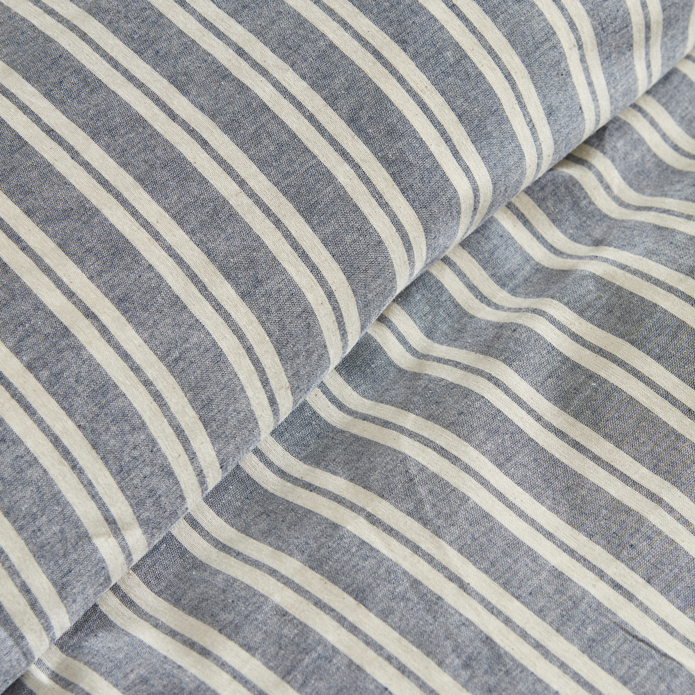 Karaca Home Denim Striped Tek Kişilik Nevresim Seti görseli 6