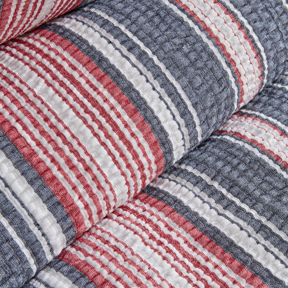 Karaca Home Denim Farley Tek Kişilik Yatak Örtüsü Seti Kırmızı görseli 5