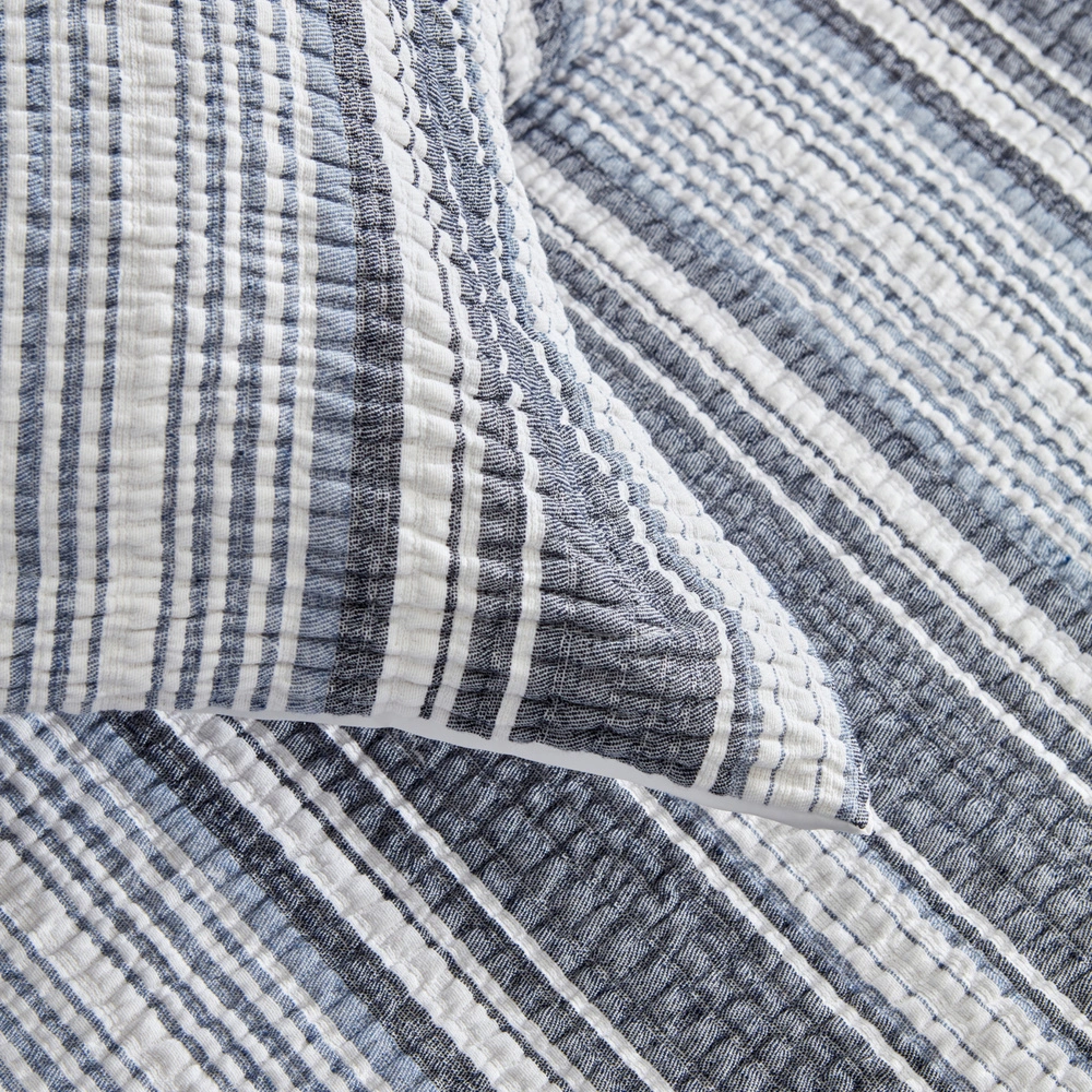 Karaca Home Denim Farley Tek Kişilik Yatak Örtüsü Seti İndigo görseli 6