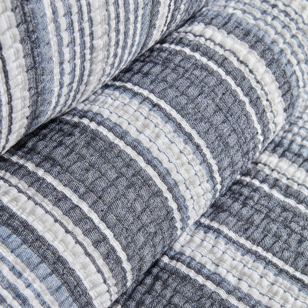 Karaca Home Denim Farley Çift Kişilik Yatak Örtüsü Seti İndigo görseli 7