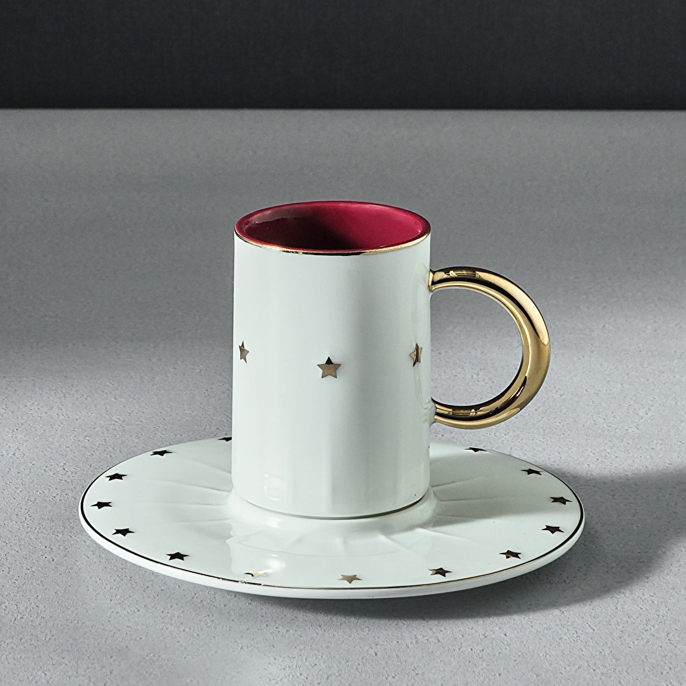 Karaca Cumhuriyet Yüzyılı Cumhur 2 Kişilik Espresso Fincan Takımı 80 ml görseli 3