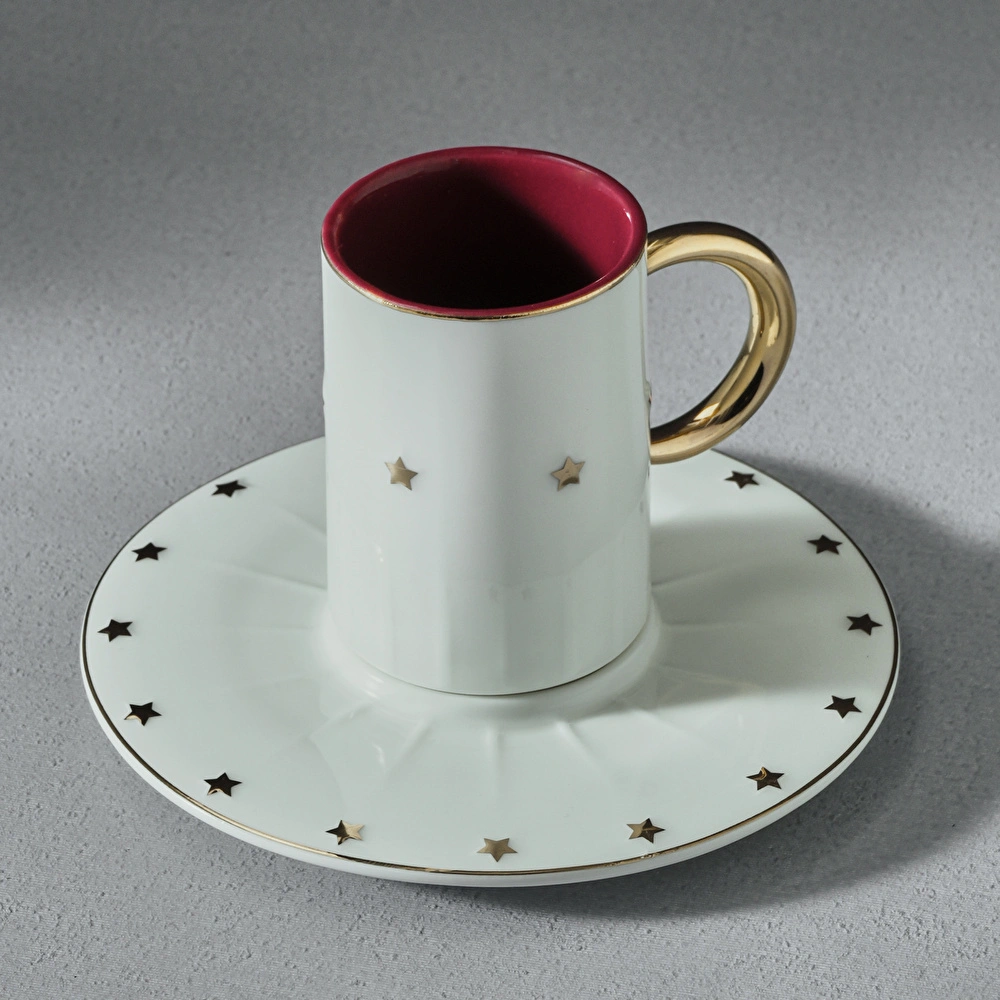 Karaca Cumhuriyet Yüzyılı Cumhur 2 Kişilik Espresso Fincan Takımı 80 ml görseli 4