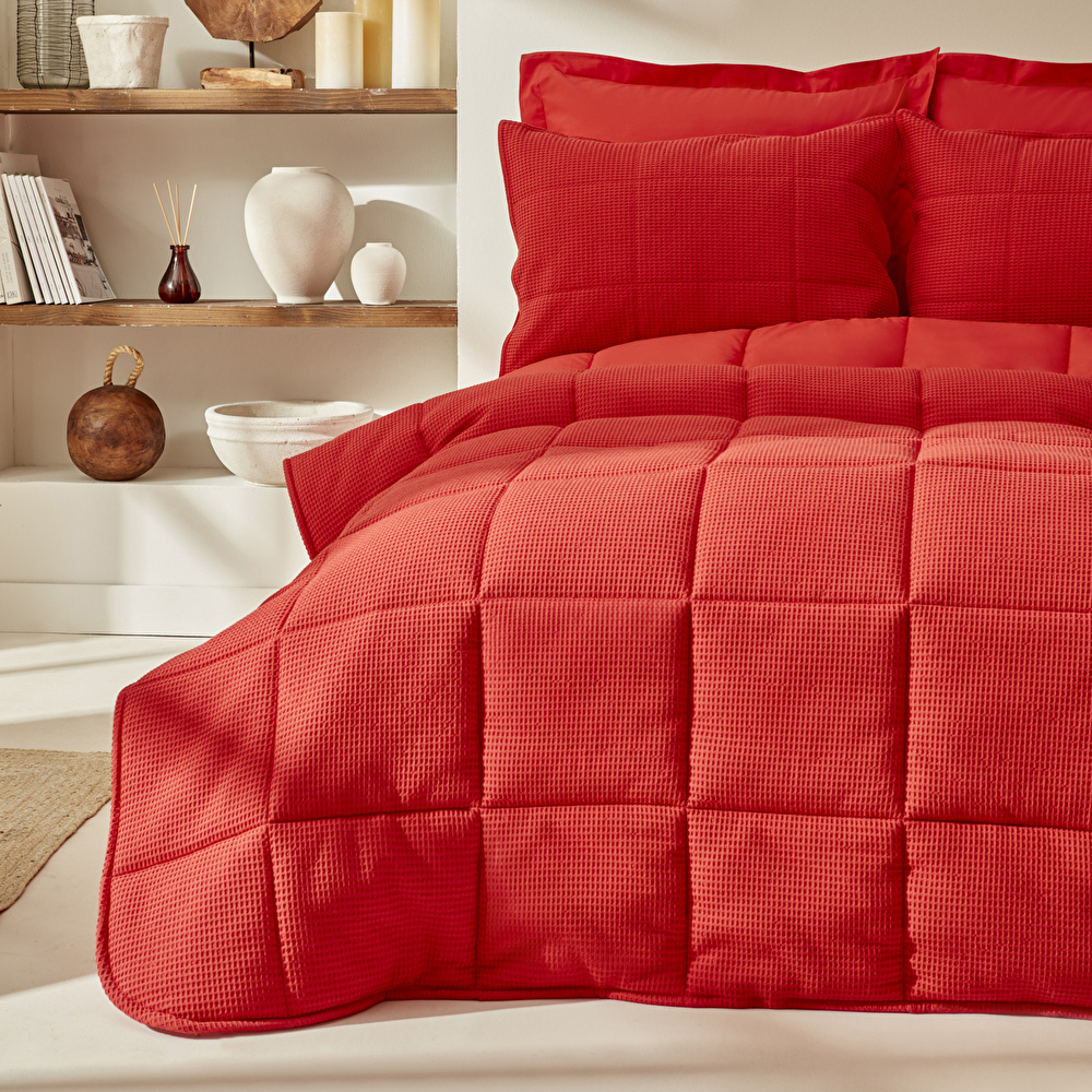 Karaca Home Muse Tek Kişilik Spring Comfort Set Mercan görseli 2