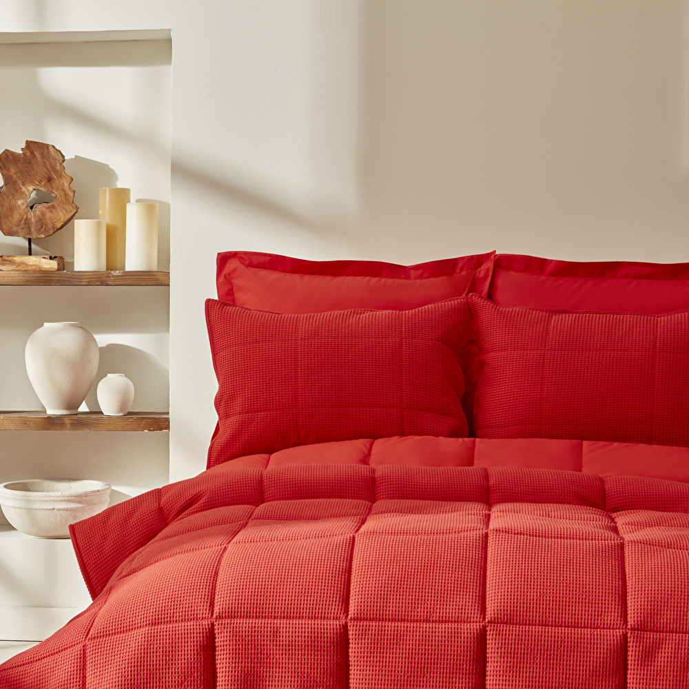 Karaca Home Muse Tek Kişilik Spring Comfort Set Mercan görseli 3