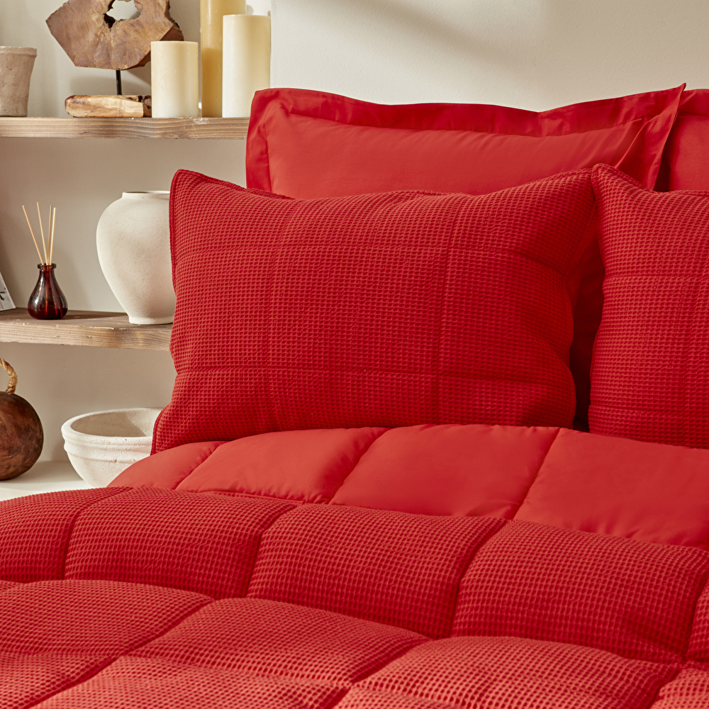 Karaca Home Muse Tek Kişilik Spring Comfort Set Mercan görseli 4