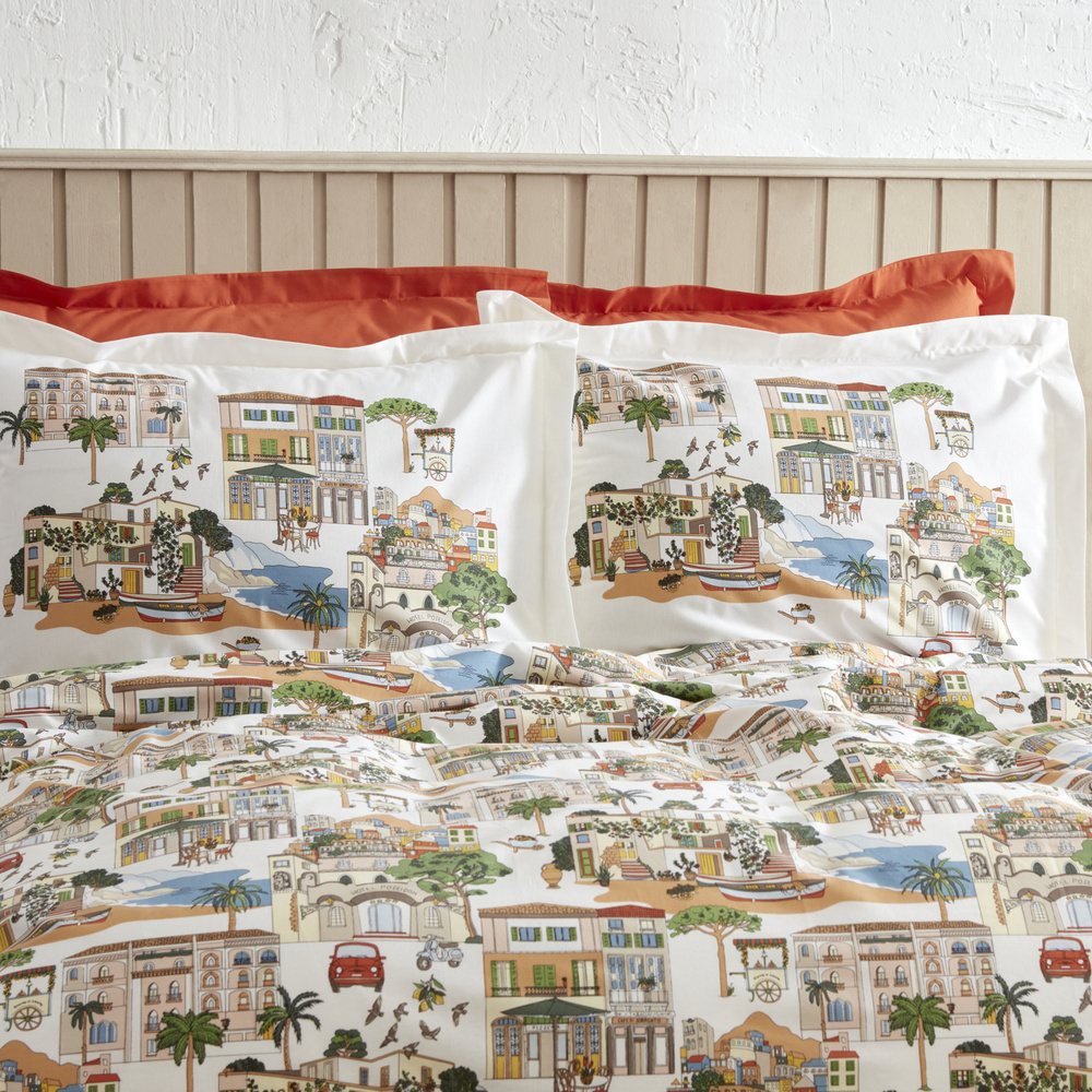 Karaca Home Gwen Terracotta %100 Pamuk Çift Kişilik Nevresim Takımı PP görseli 4