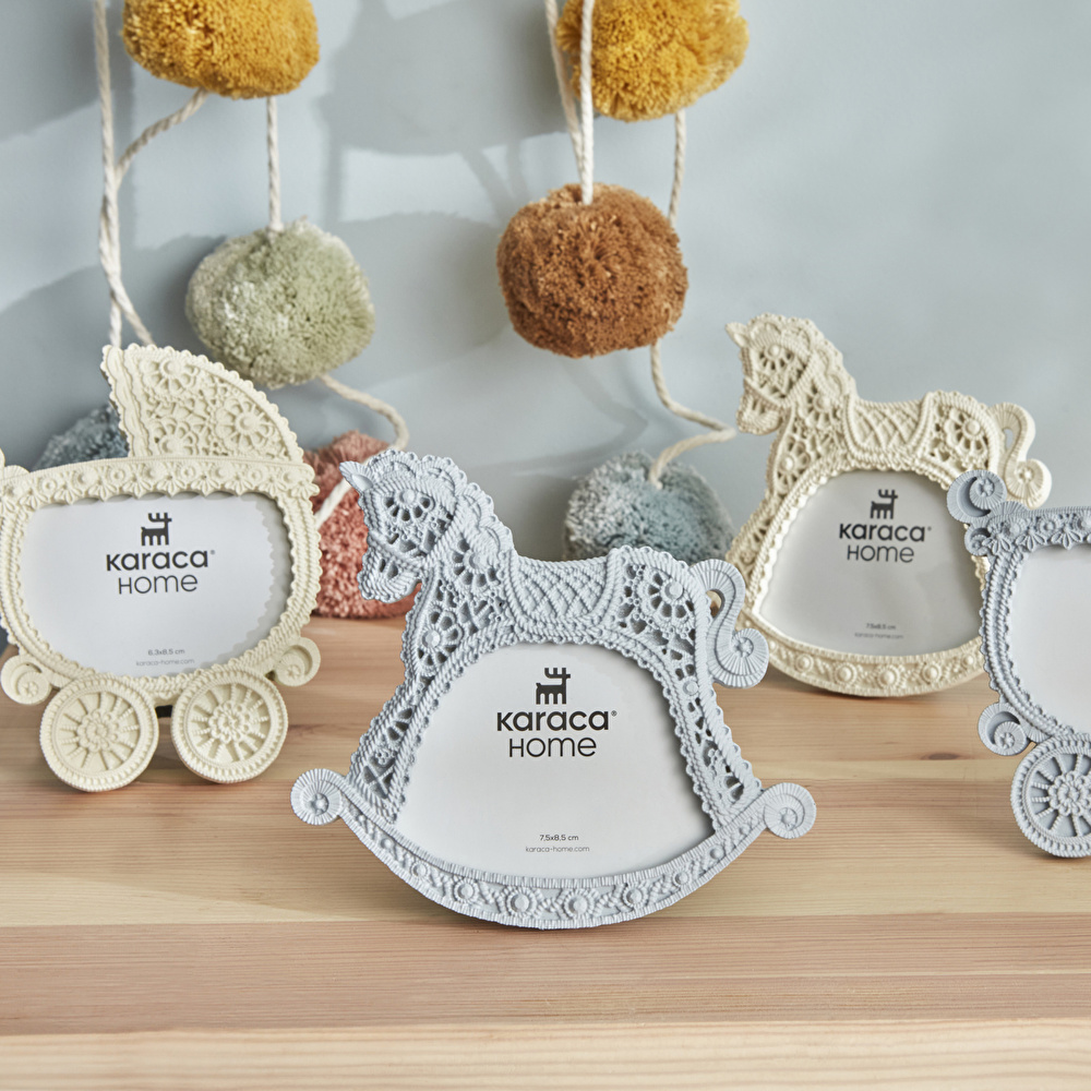 Karaca Home Carousel Fotoğraf Çerçevesi Gri 14x10,5 cm görseli 3