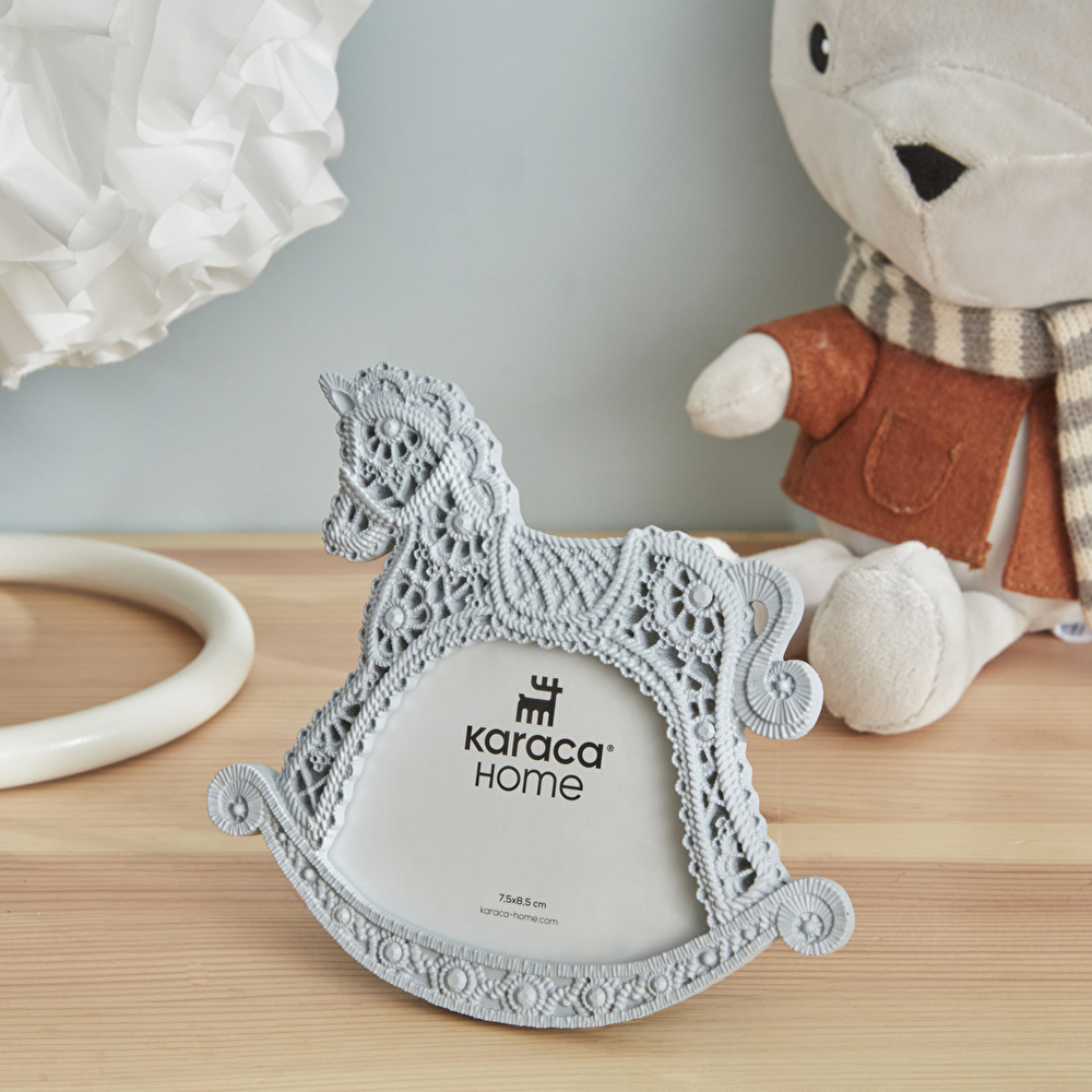 Karaca Home Carousel Fotoğraf Çerçevesi Gri 14x10,5 cm görseli 1