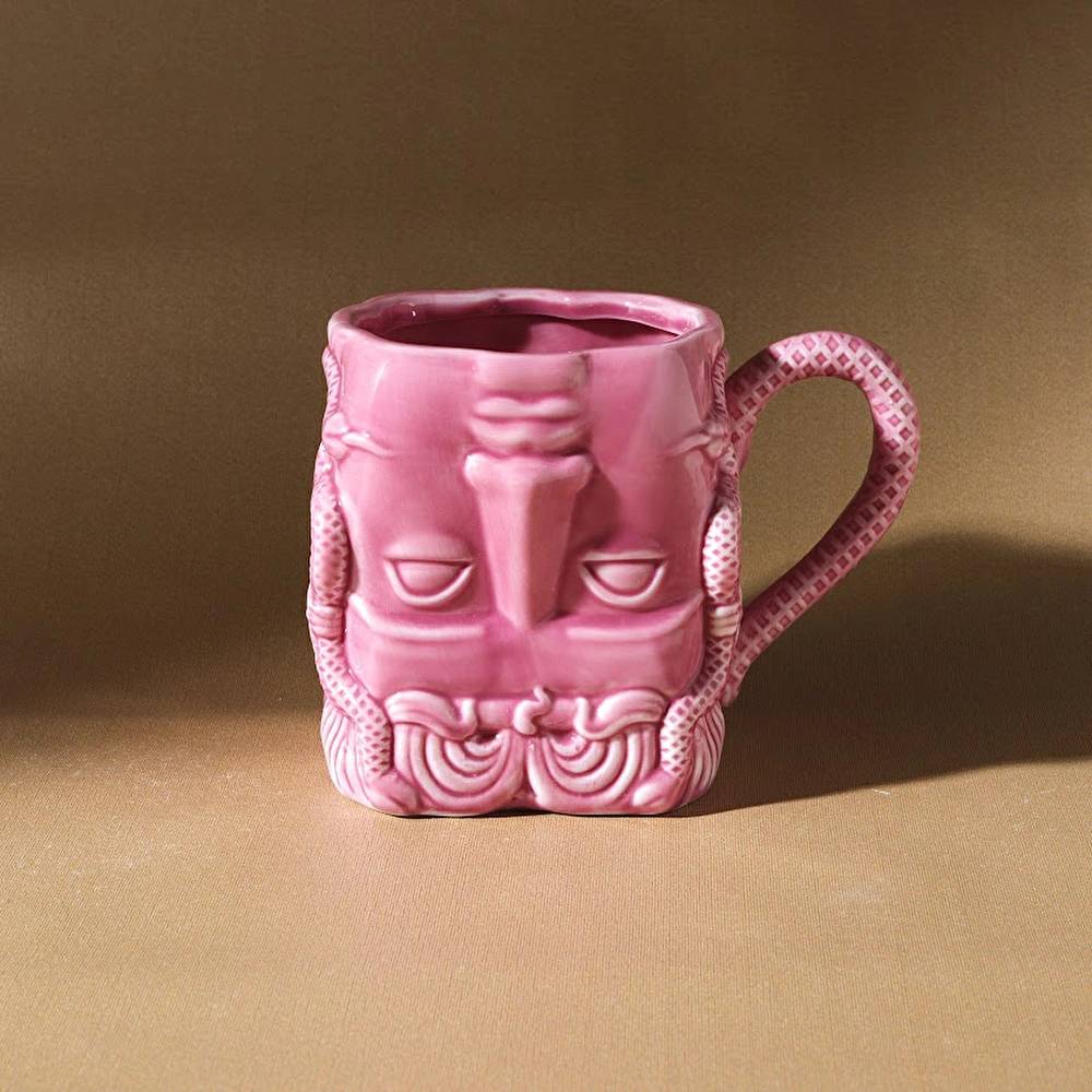 Karaca X İst Collection Medusa Mug 420 ml Pembe görseli 1
