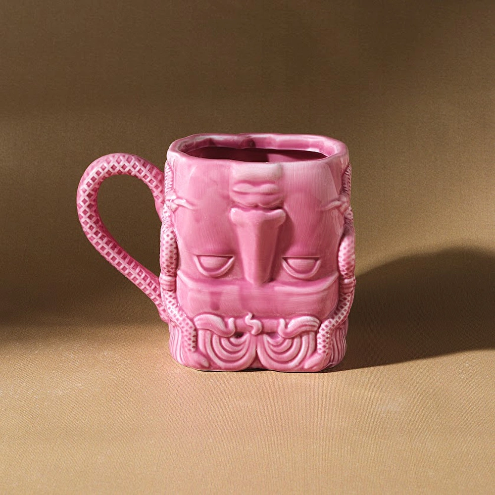Karaca X İst Collection Medusa Mug 420 ml Pembe görseli 2