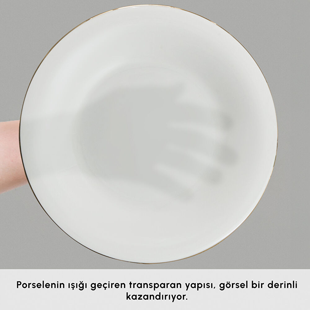 Karaca Fine Pearl Fame 26 Parça 6 Kişilik Kahvaltı Takımı Gold thumbnail 5