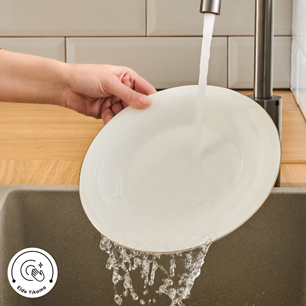 Karaca Fine Pearl Fame 26 Parça 6 Kişilik Kahvaltı Takımı Gold thumbnail 9