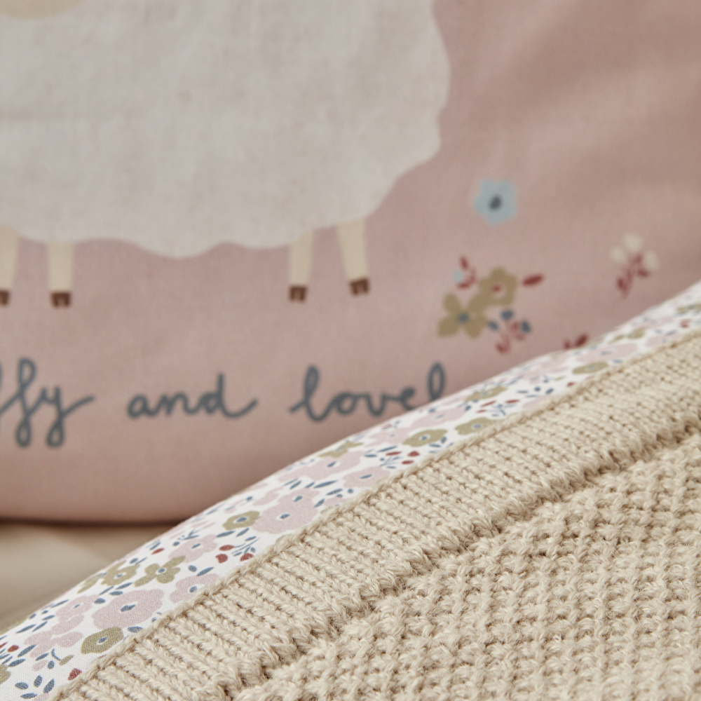 Karaca Home Little Honey Triko Battaniye Bej görseli 4