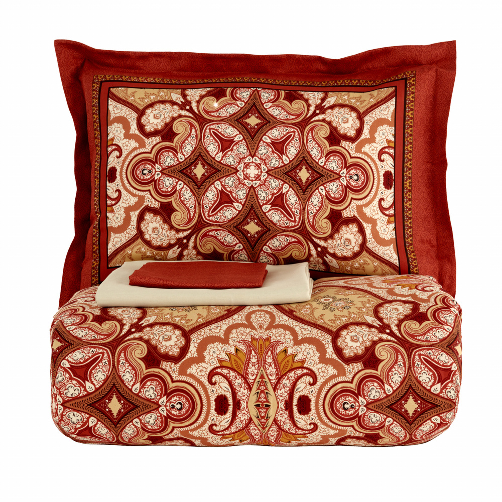 Karaca Home Savoy %100 Pamuk Çift Kişilik Saten Nevresim Takımı Kahve görseli 12