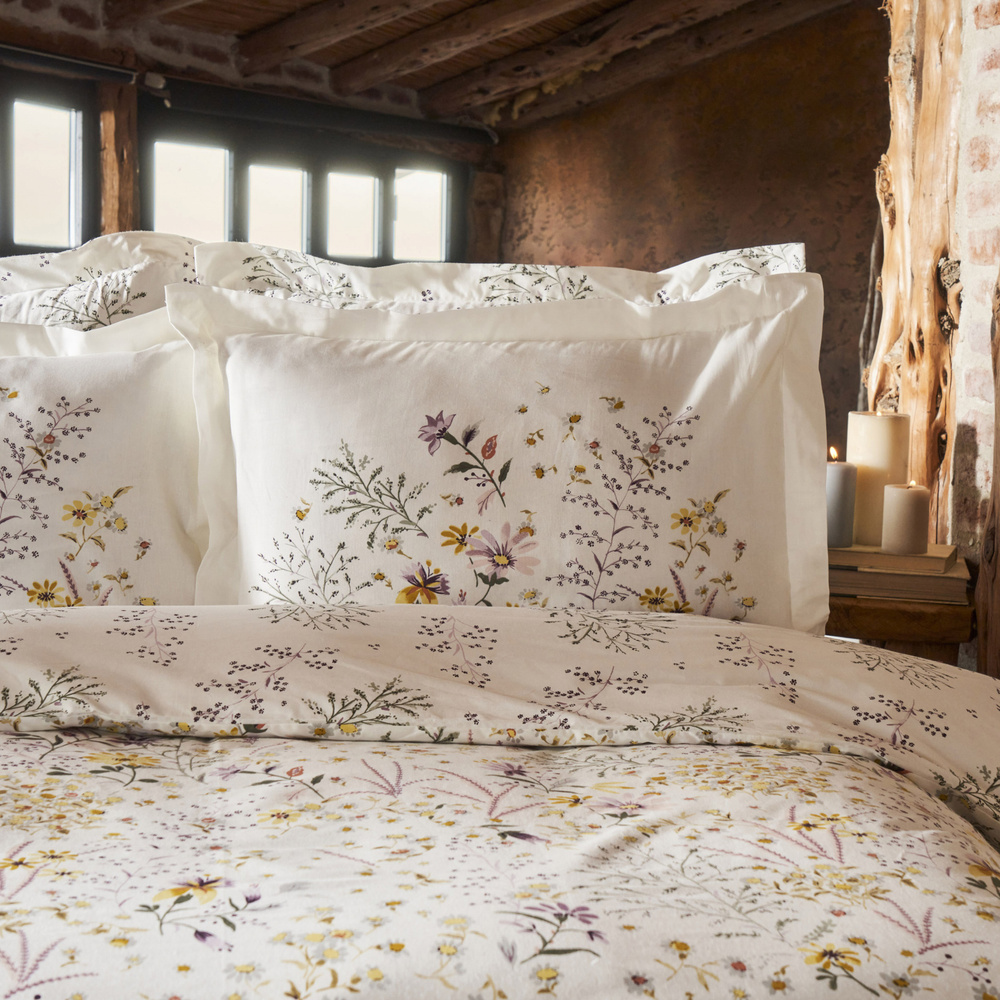 Karaca Home Lussi %100 Pamuk Tek Kişilik Nevresim Takımı Sarı görseli 3
