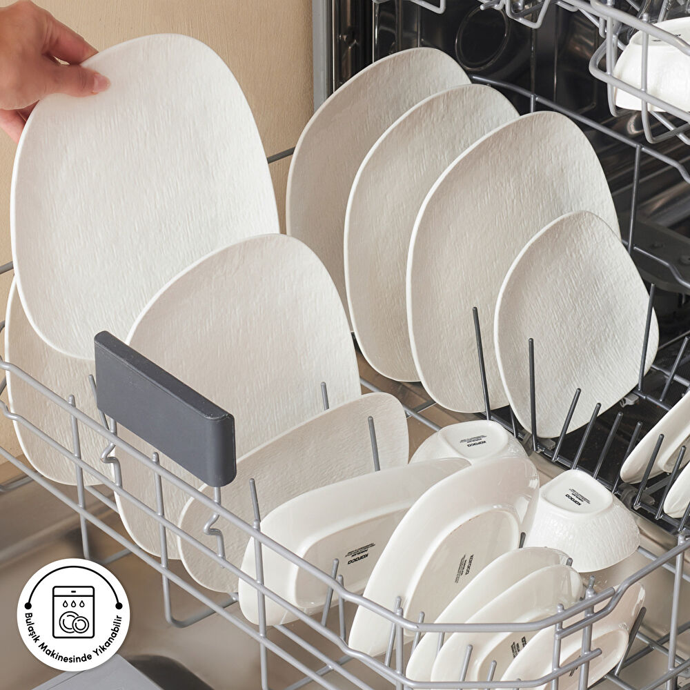 Karaca Forever Bone Cliff 26 Parça 6 Kişilik Kahvaltı Takımı thumbnail 8