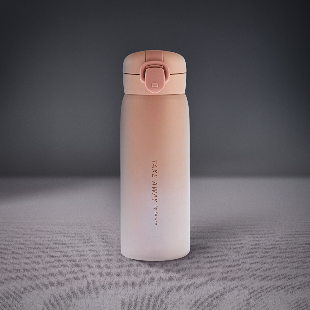 Karaca Skyfall Çelik Sızdırmaz Termos Pembe 350 ml görseli 1