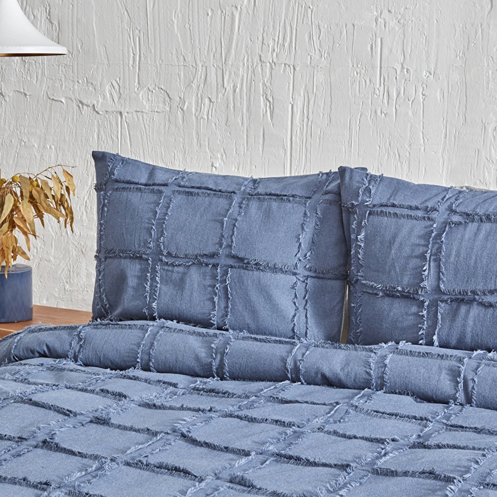 Karaca Home Denim Liberty Tek Kişilik Yatak Örtüsü Seti görseli 3