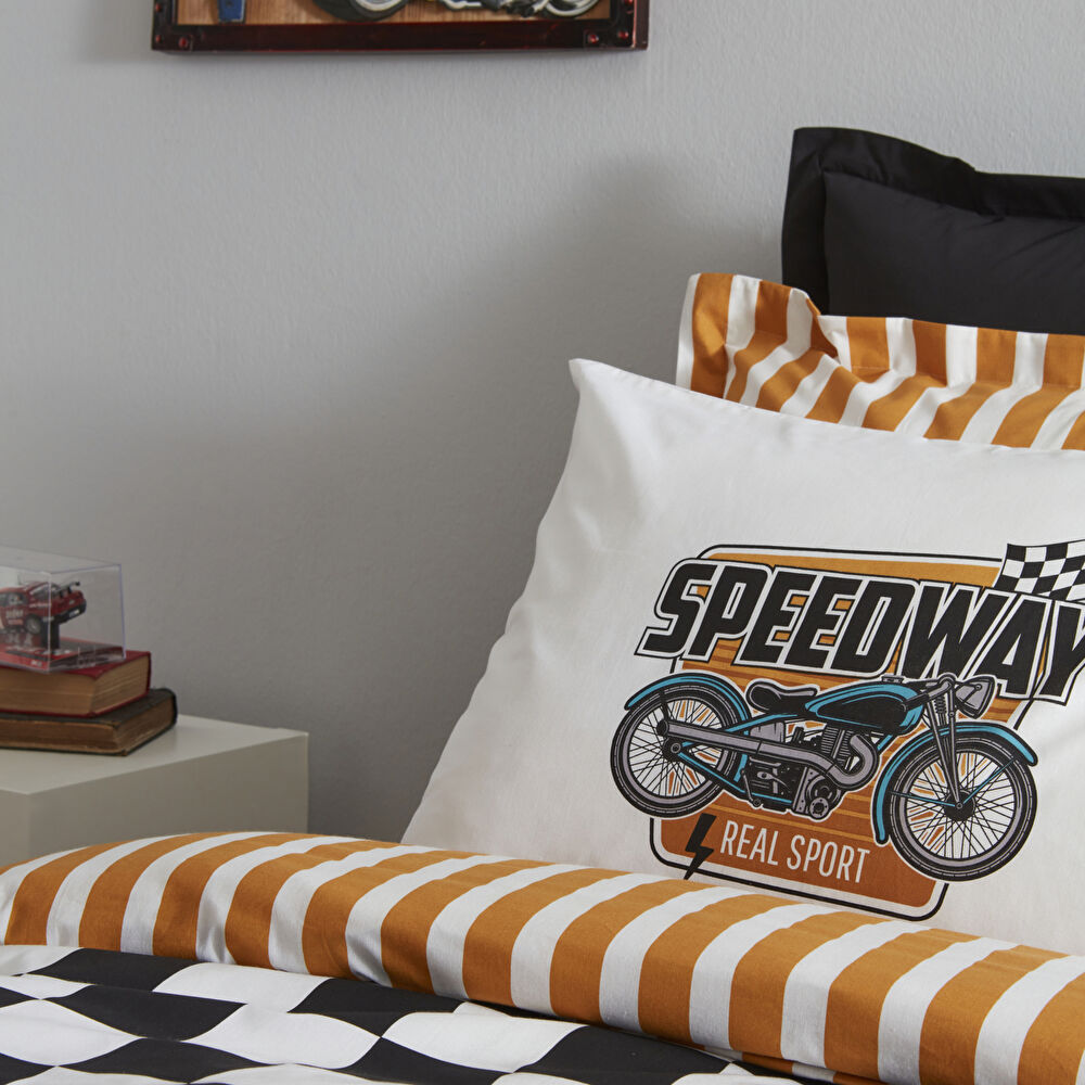 Karaca Home Young Speed Way %100 Pamuk Tek Kişilik Fitted Nevresim Takımı thumbnail 6