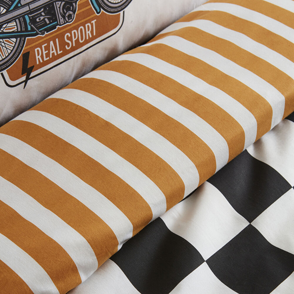 Karaca Home Young Speed Way %100 Pamuk Tek Kişilik Fitted Nevresim Takımı thumbnail 7