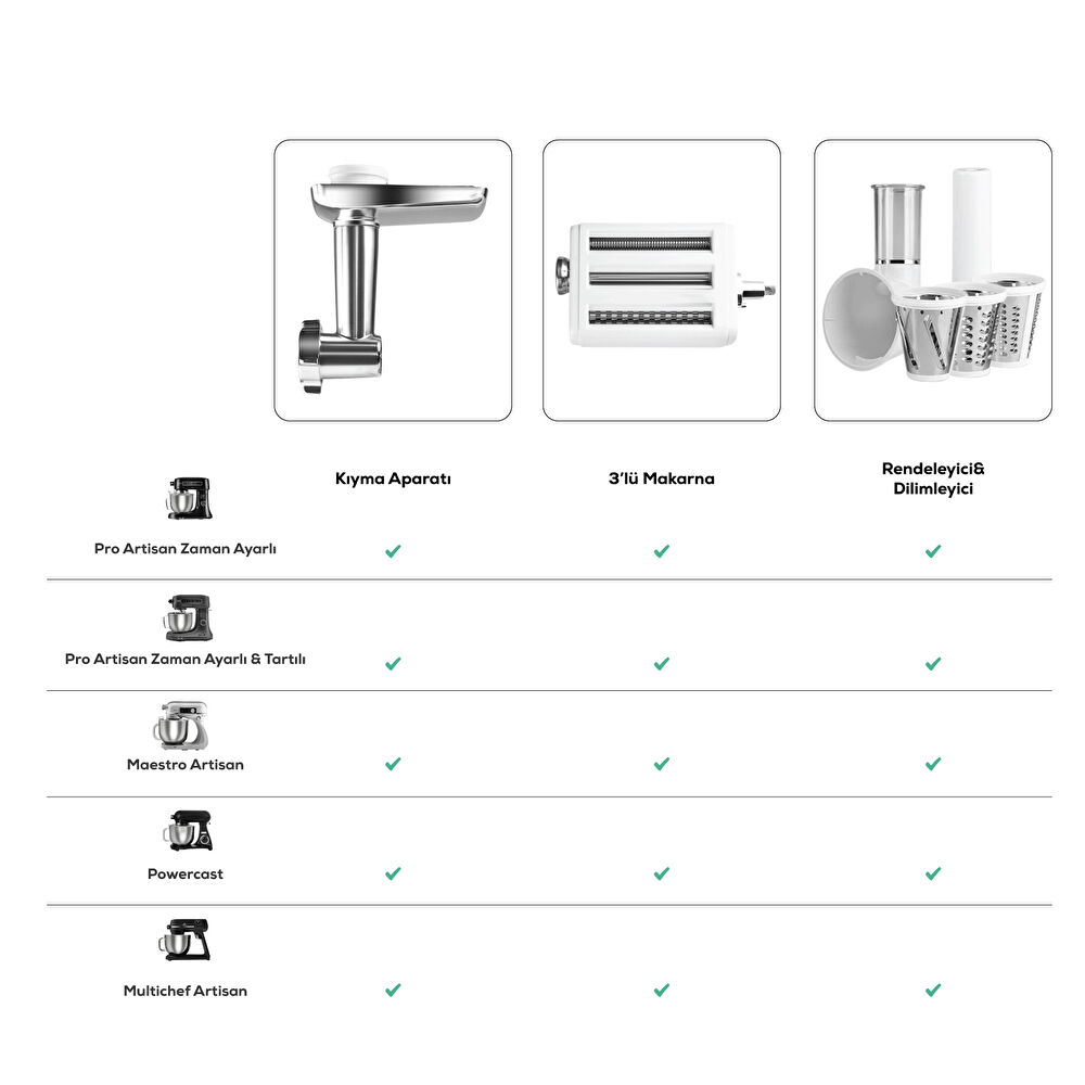Karaca Maestro Artisan Hamur Yoğurma Makinesi Ultra Sessiz 6 Litre Silver thumbnail 10