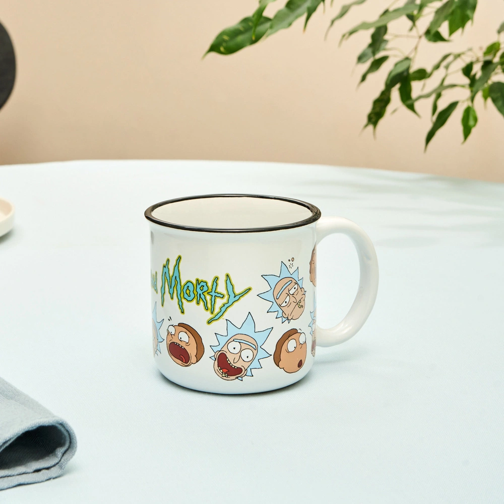 Karaca Rick And Morty Beyaz Kupa 400 Ml görseli 1