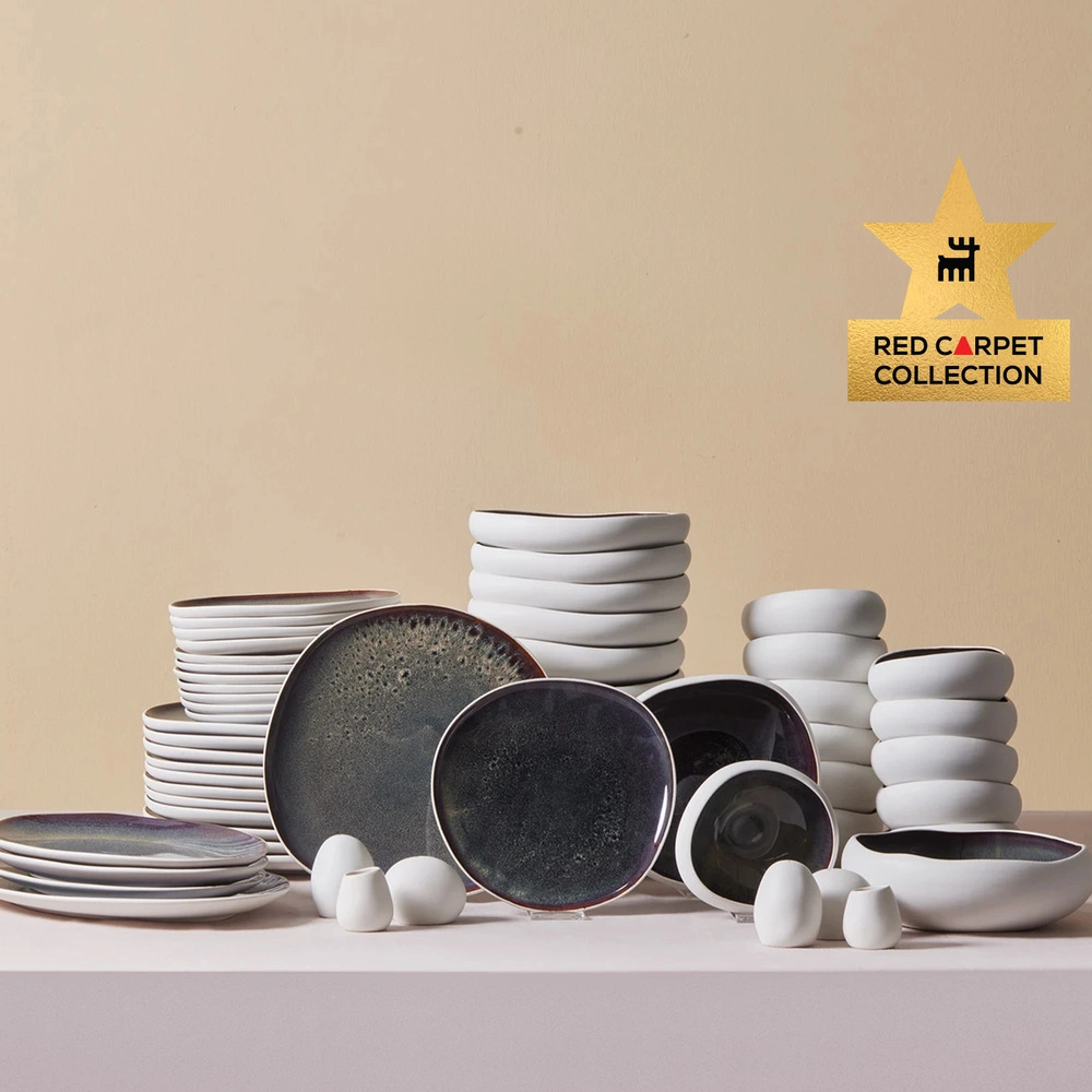 Karaca Red Carpet Collection Earth Collection Galactic White 59 Parça 12 Kişilik Yemek Takımı görseli 1
