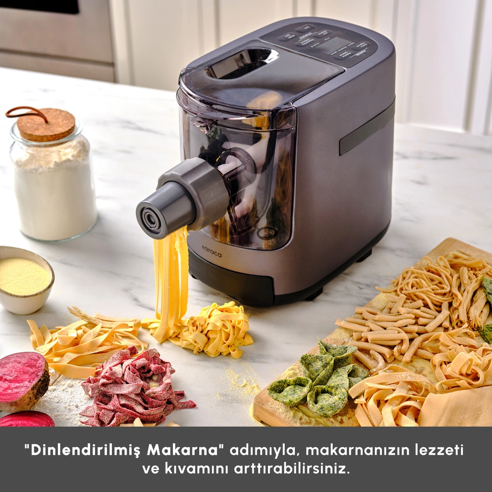 Karaca Pastachef Otomatik Makarna ve Erişte Yapma Makinesi 0,6L görseli 10