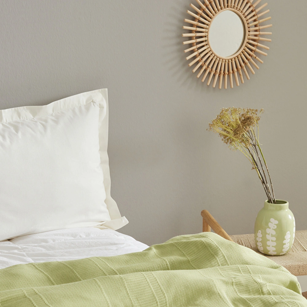 Karaca Home Sofie Tek Kişilik Pike Yeşil görseli 3