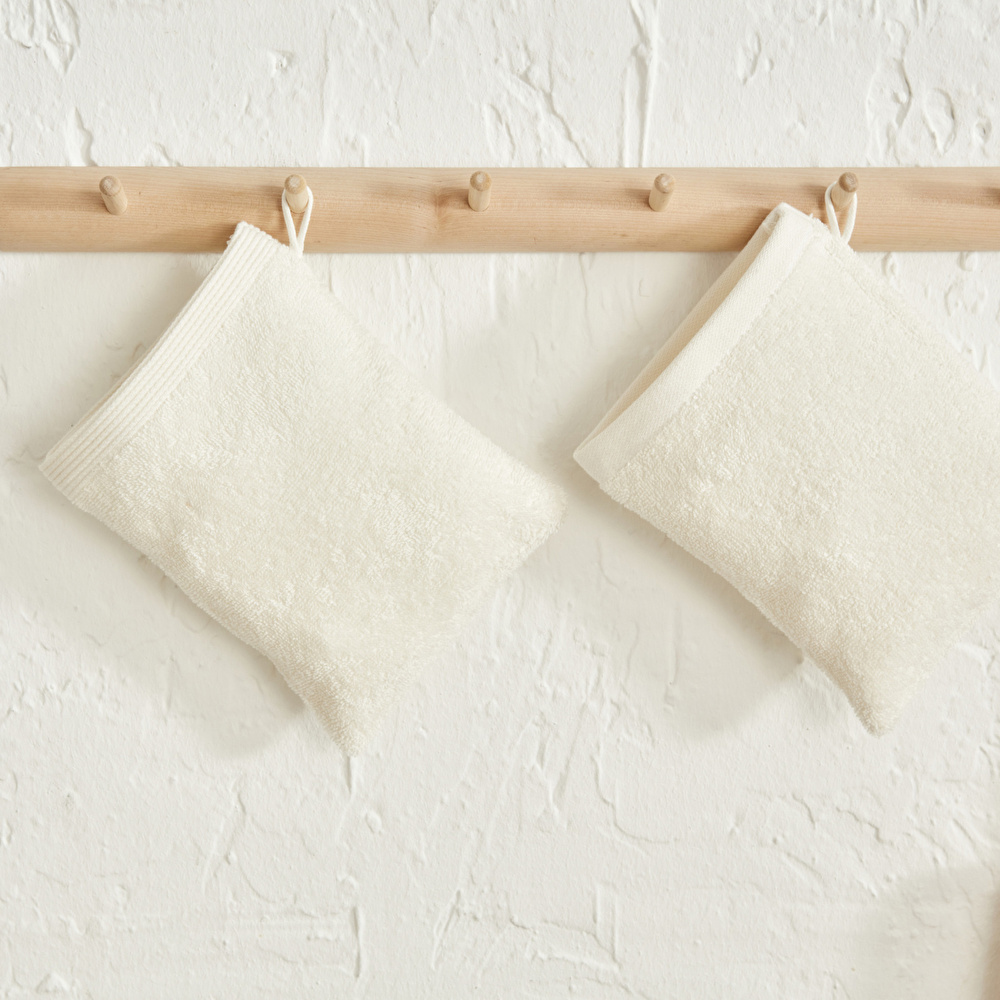 Karaca Home Ring Dantelli 9 Parça Aile Banyo Seti Offwhite-Offwhite görseli 5