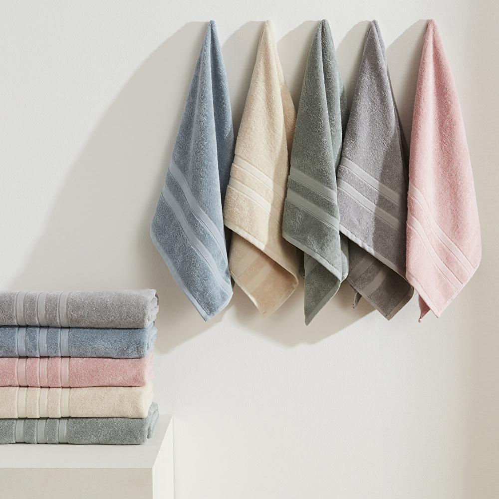 Karaca Home Comfort Touch Düz %100 Pamuk Havlu Mint 50x90 Cm görseli 1
