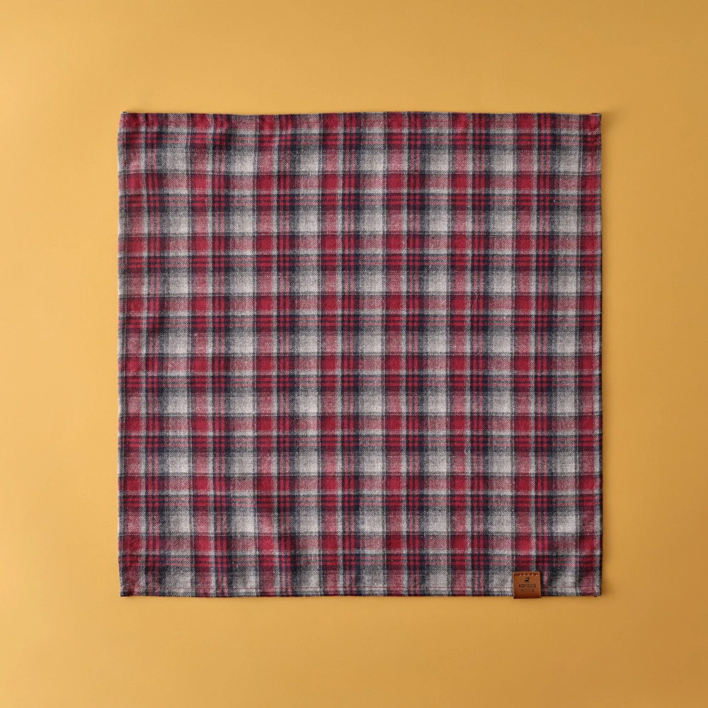 Karaca Home X Pati Gingham Köpek Kırmızı Fular görseli 4