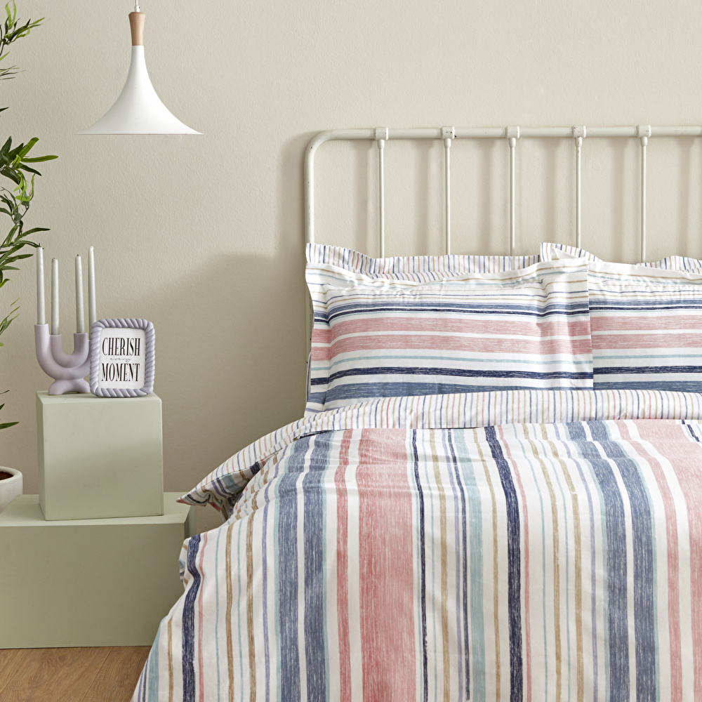 Karaca Home Samba %100 Pamuk Tek Kişilik Nevresim Takımı Multi Color görseli 6