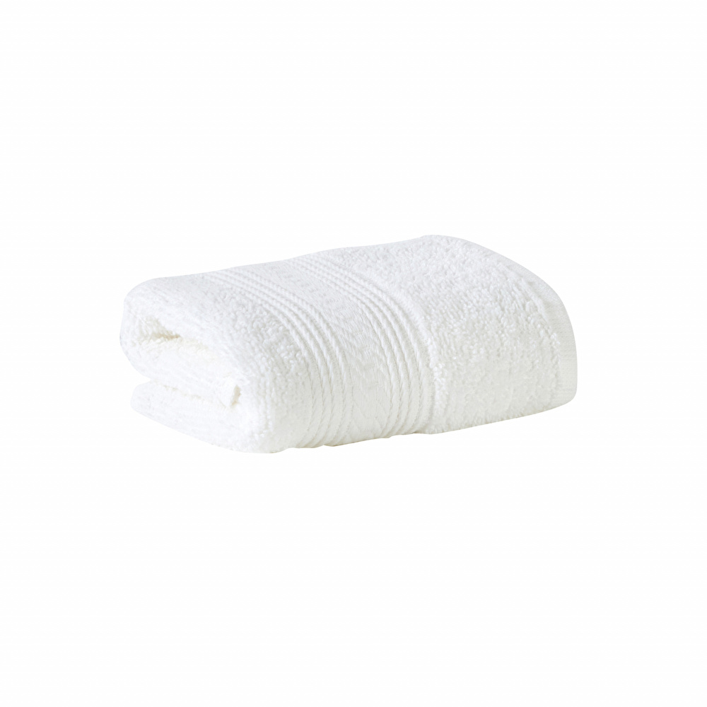 Karaca Home Soft Touch %100 Pamuk 30x50 cm Havlu Offwhite görseli 6