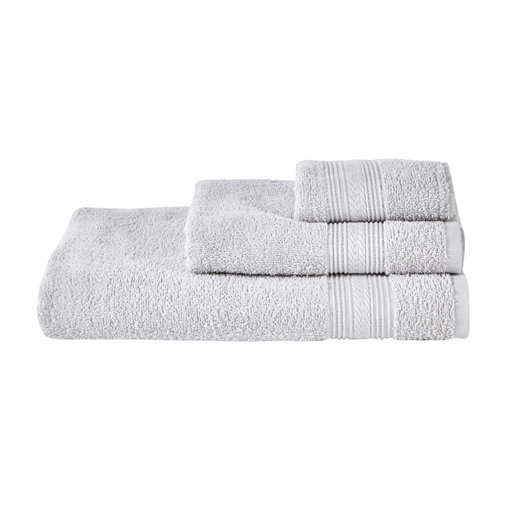 Karaca Home Soft Touch %100 Pamuk 30x50 cm Havlu Gri görseli 5