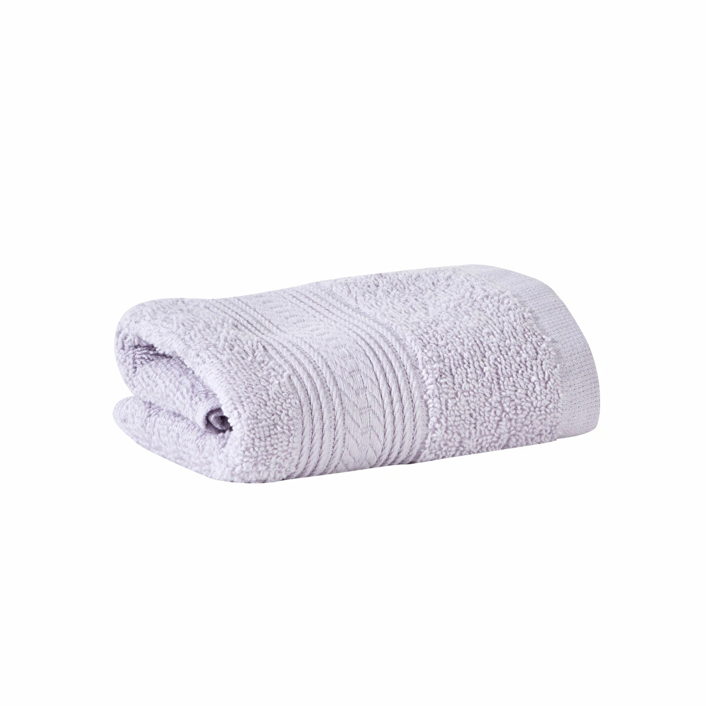 Karaca Home Soft Touch %100 Pamuk 30x50 cm Havlu Lila görseli 3