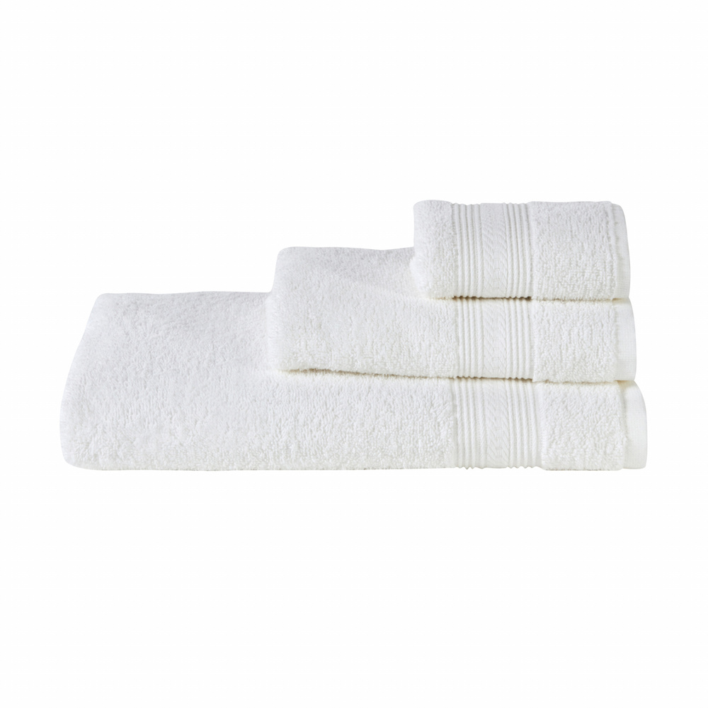 Karaca Home Soft Touch %100 Pamuk 50x90 cm Havlu Offwhite  görseli 5