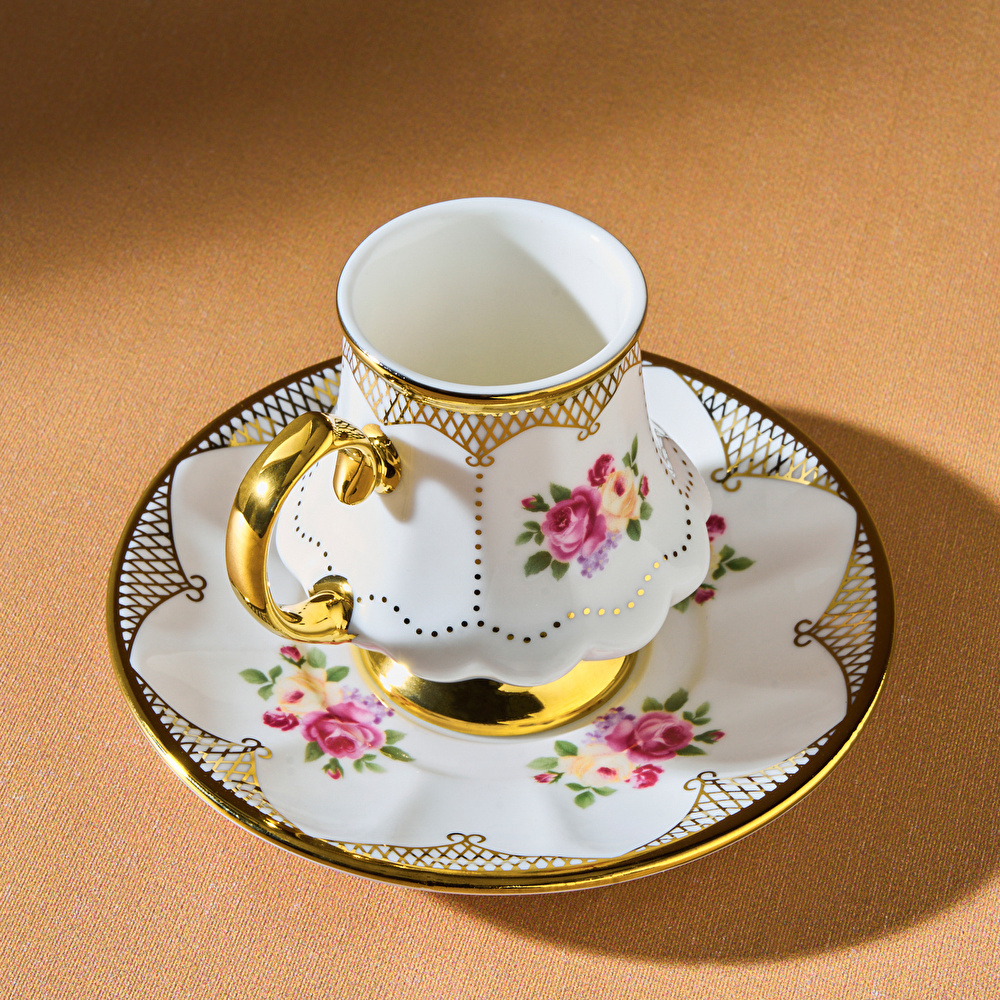 Karaca Nermin 2 Kişilik Kahve Fincan Takımı 85 ml thumbnail 2