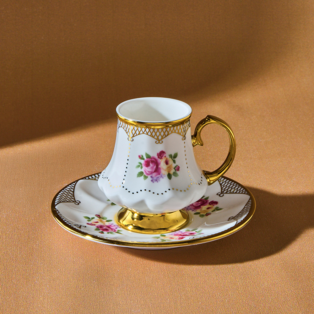 Karaca Nermin 2 Kişilik Kahve Fincan Takımı 85 ml thumbnail 3